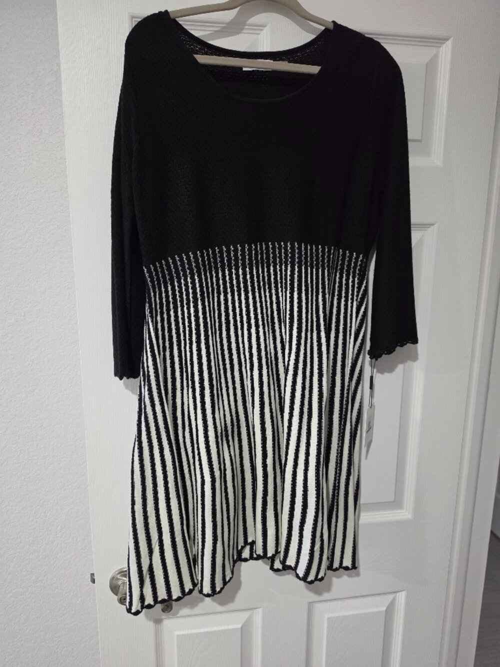 Calvin Klein striped knit dress -XL